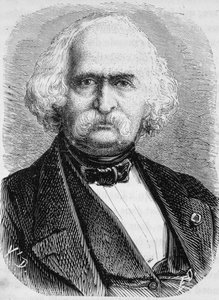 Portrett av Auguste Perdonnet, sivilingeniør. Gravering av slutten av 1800-tallet i "Histoire de France"" av H. Martin. av Unknown artist