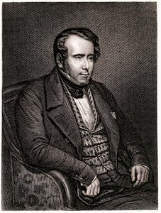 Portrett av Augustin Thierry, fransk historiker (gravering av Unknown artist