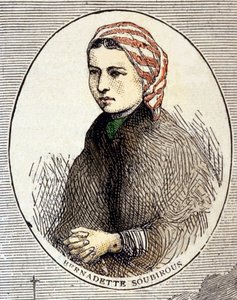 Portrett av Bernadette Soubirous (1844-1879). av Unknown artist