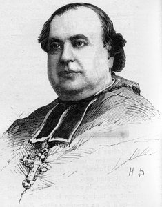 Portrett av biskop Marechal, Eveque de Laval som døde i 1887. av Unknown artist