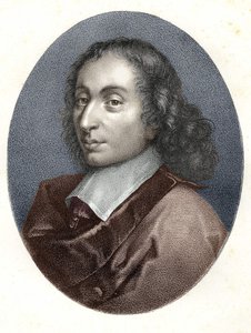 Portrett av Blaise Pascal - gravering fra 1800-tallet. av Unknown artist