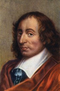 Portrett av Blaise Pascal, fransk fysiker, matematiker og forfatter. av Unknown Artist