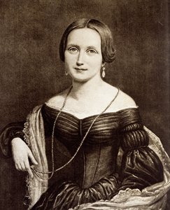 Portrett av Camilla Collet av Unknown artist