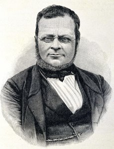 Portrett av Camillo Benso, greve av Cavour (1810-1861), italiensk statsmann, etter et bilde fra 1860 av Unknown artist