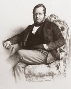 Portrait of Camillo Benso Count of Cavour (1810 - 1861) - Portrait of Camillo Benso, Earl of Cavour (1810-1861). av Unknown artist