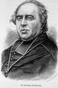 Portrett av kardinal Bonald av Unknown artist