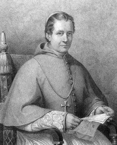 Portrett av kardinal Giovanni Maria Mastai Ferretti (1792-1878), pave Pius (Pius) IX fra 1846 til 1878 av Unknown artist
