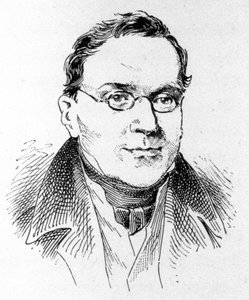 Portrett av Carl Czerny (1791 - 1857). Wienerpianist og komponist. av Unknown artist