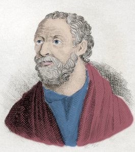 Portrett av Carneade (219-128 f.Kr.) gresk filosof. av Unknown artist