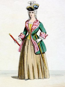 Portrett av Katarina II (1729-1796), imperator av Russland. av Unknown artist