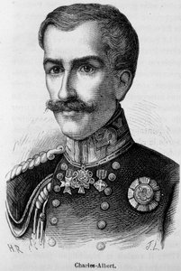 Portrett av Charles - Albert av Unknown artist