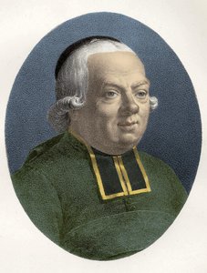 Portrett av Charles, Abbe of the Epee (1712 - 1789) fransk pedagog. av Unknown artist