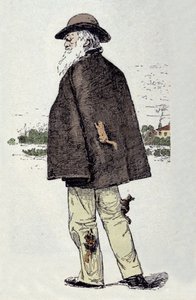 Portrett av Charles Darwin (1809-1882) som leker med ekorn. av Unknown artist