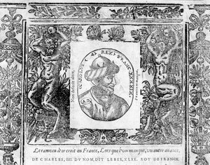 Portrett av Charles IV Le Bel, konge av Frankrike fra 1322 til 1328. av Unknown artist