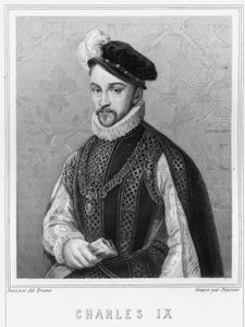 Portrait of Charles IX (1550 - 1574), King of France - in “Histoire des Français”” by Lavallée, engraving, sd. av Unknown artist