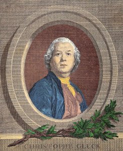 Portrait of Christoph Willibald, knight VON GLUCK (1714 - 1787) German composer av Unknown artist