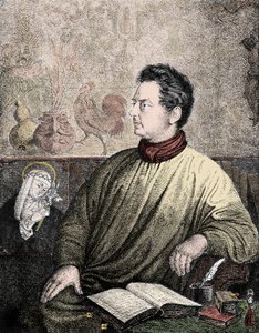 Portrett av Clemens Brentano (1778-1842), tysk forfatter og poet - Portrett av Clemens Maria Brentano av Unknown artist