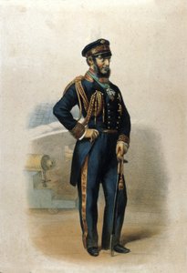 Portrett av grev Carlo di Persano Pellion (1806-1883), patriot av det italienske forente. av Unknown artist