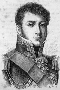 Portrett av grev Charles Tristan av Montholon, fransk general (1783-1853). av Unknown artist