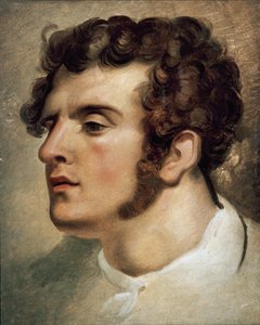 Portrett av grev Federico Confalonieri, italiensk politiker og patriot (tempera) av Unknown Artist