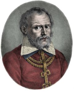 Portrett av Cypriano de Rory eller Cipriano de Rory (1515-1565) flamsk komponist. av Unknown artist