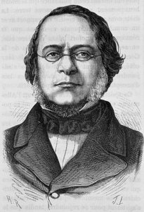 Portrett av Daniele Manin (1804 - 1857). Gravering av slutten av 1800-tallet i "Histoire de France"" av H. Martin. av Unknown artist
