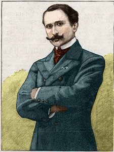 Portrait of Edmond Rostand (1868-1918), French poet and playwright. av Unknown artist