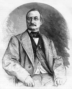Portrett av Elie Berthet fransk forfatter på 1800-tallet. av Unknown artist