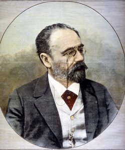 Portrett av Emile Zola av Unknown artist