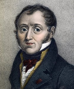 Portrett av Emmanuel de Las Cases (1766-1842) fransk historiker - gravering fra 1800-tallet av Unknown artist
