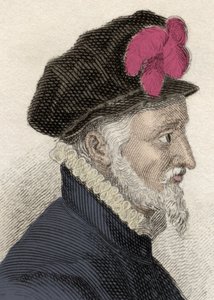 Portrett av Fadrique Alvarez de Toledo og Enriquez de Guzman (1537-1583), fjerde hertug av Alba, hertug av Huescar, markis av Korea og storsjef av Calatrava-ordenen. Gravering av 1800-tallet. av Unknown artist