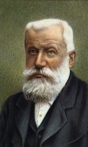 Portrett av Fernand Forest, fransk oppfinner. av Unknown Artist