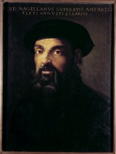 Portrett av Fernand de Magellan (1480-1521) portugisisk navigatør Anonymt maleri fra 1500-tallet. Sevilla, Museum of Fine Arts av Unknown artist