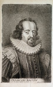 Portrett av Francis Bacon (1561-1626), engelsk filosof. n.d. v.1600. av Unknown artist