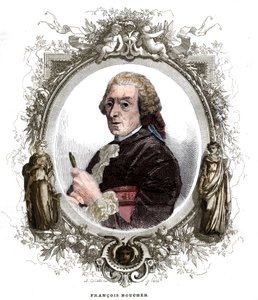 Portrait of Francois Boucher (1703-1770), French painter. av Unknown artist