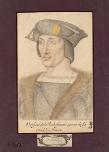 Portrett av Francois I de La Rochefoucauld, greve av La Rochefoucauld av Unknown artist