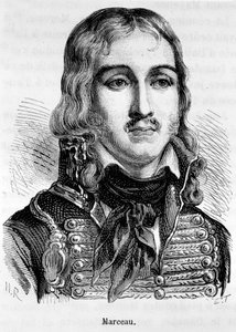 Portrett av Francois Severin Desgraviers Marceau (1769-1796), fransk general. av Unknown artist