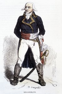 Portrett av François Christophe Kellerman - gravering av Unknown artist
