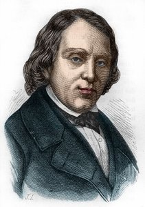 Portrait of François Vincent Raspail (1794-1878), French biologist, chemist and politician. av Unknown artist