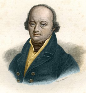 Portrett av Franz-Joseph Gall (Franz Joseph) (1758 - 1828), tysk lege, gravering fra 1800-tallet av Unknown artist