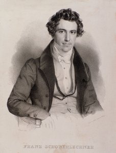 Portrett av Franz Schoberlechner (gravering av Unknown artist