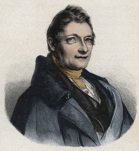Portrett av Franz Xaver Gabelsberger (1789-1849) engelsk oppfinner av Unknown artist