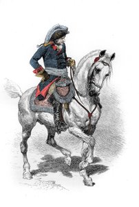 Portrett av Fredrik II av Preussen (1712-1786) kjent som Fredrik den store. Gravering av 1800-tallet. . av Unknown artist