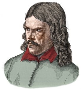 Portrett av Friedrich Ruckert poet og tysk orientalistisk oversetter (1788-1866). av Unknown artist