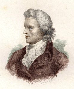 Portrait of Friedrich von Schiller (1759 - 1805) av Unknown artist