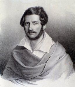 Portrett av Gaetano Donizetti (gravering) av Unknown artist