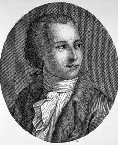 Portrett av Gaetano Filangieri (1752 - 1788), italiensk filosof og advokat av Unknown artist