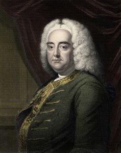 Portrett av George Frederick Handel (Georg Friedrich Handel av Unknown artist