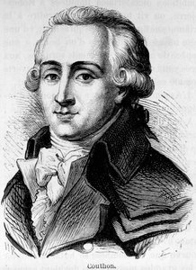 Portrait of Georges Couthon (1755-1794), French politician. av Unknown artist