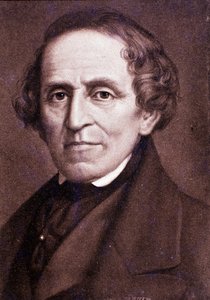 Portrett av Giacomo Meyerbeer (gravering) av Unknown artist